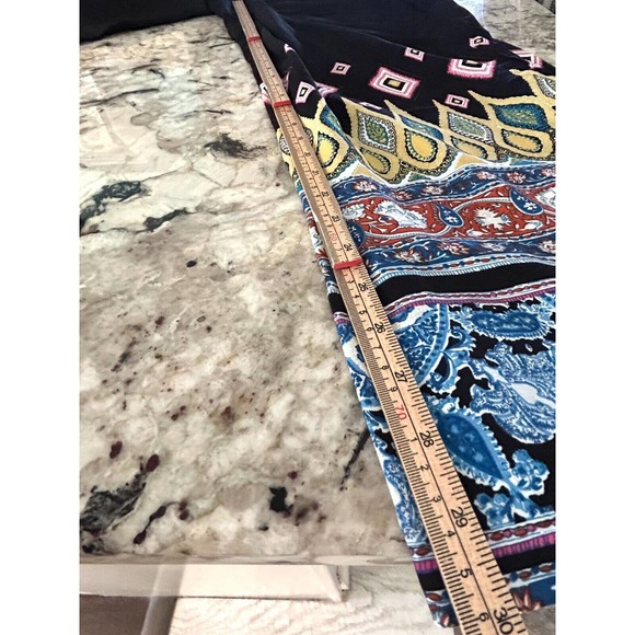 We Love Fashion Palazzo Pants Women's S Wide Leg High Waist Boho Hippie - Picture 11 of 14